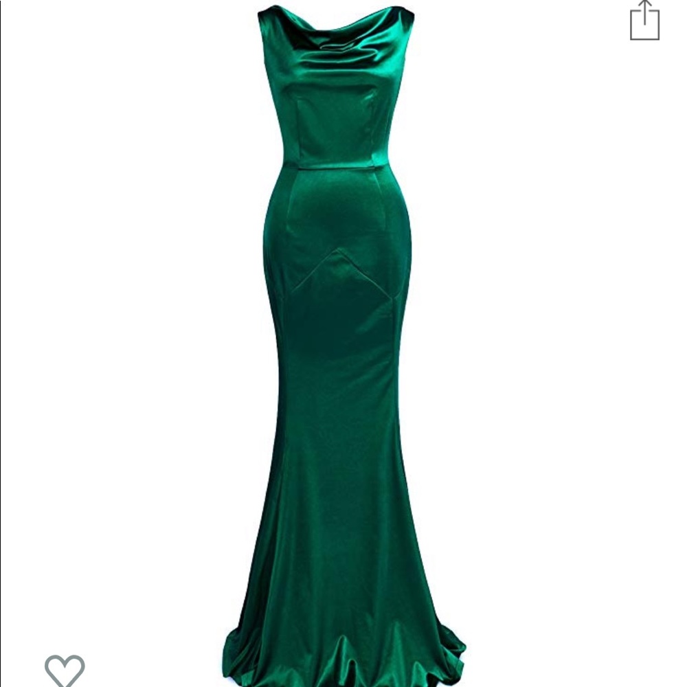 Beautiful green floor length gown
